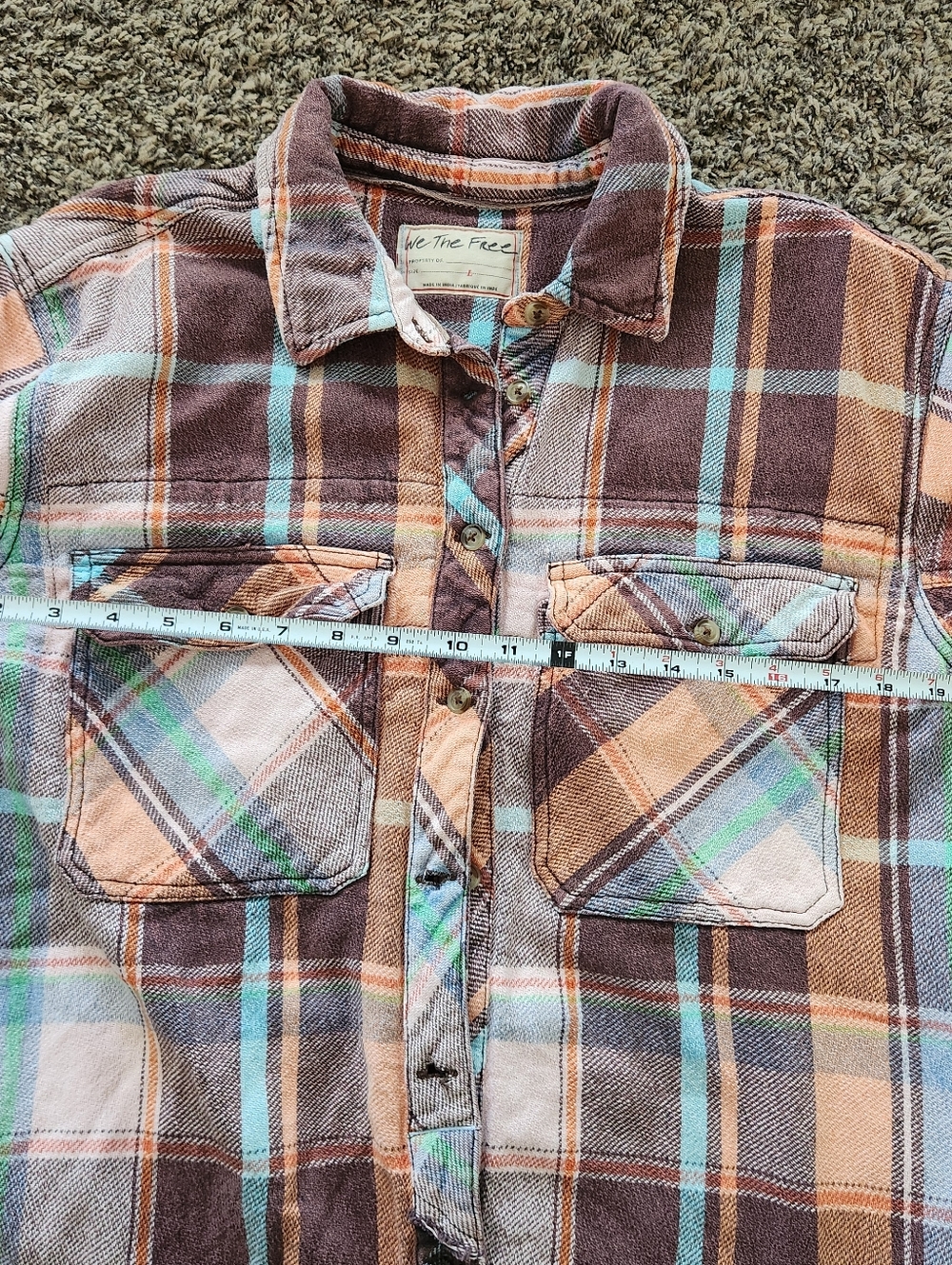 We The Free Vintage Crush Plaid Shirt - Picture 6 of 9